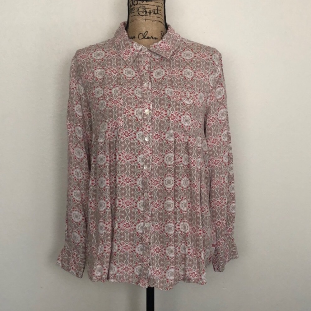 Style & Co Dual Design Button Down